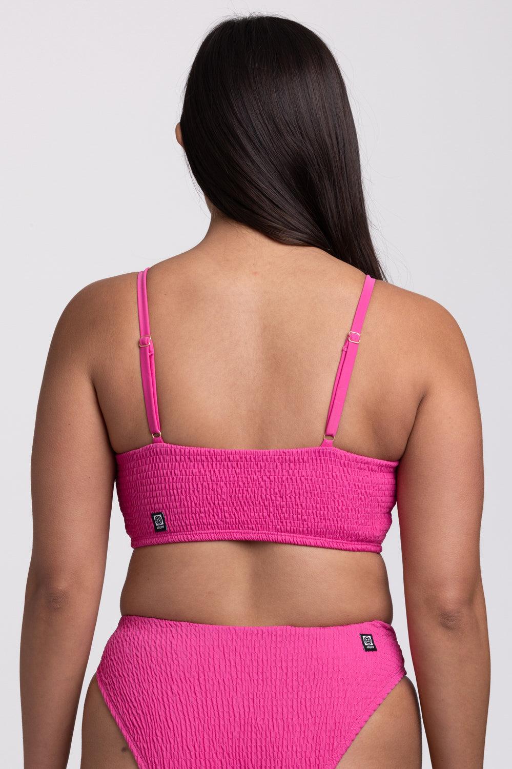 Eva Smocked Bikini Top - Bluewave Female Product Image