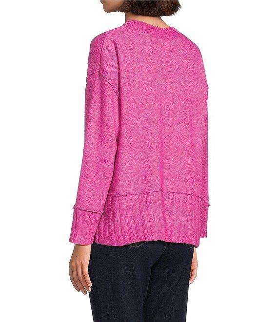 Westbound Wool Blend Long Sleeve Crew Neck Sweater Product Image