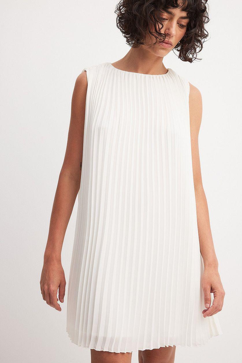Sleeveless Plisse Mini Dress Product Image