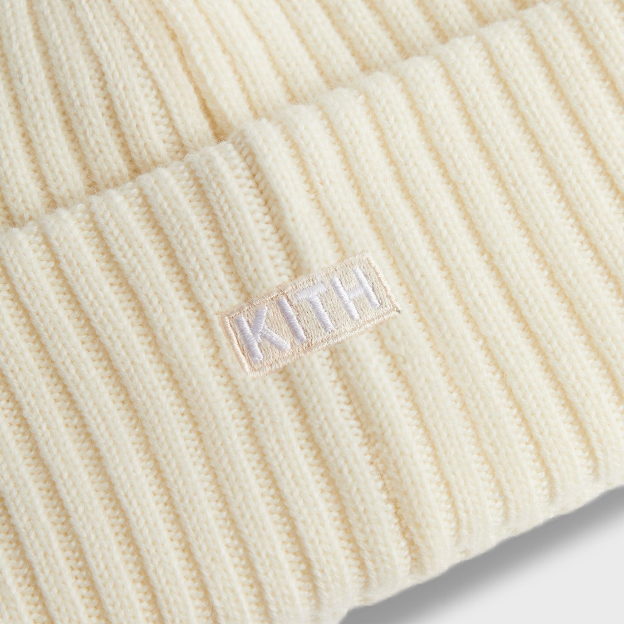 Kith for the New York Knicks Wings Logo Beanie - Sandrift Male Product Image