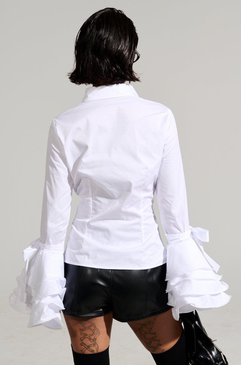 VANJA BUTTON DOWN BLOUSE Product Image