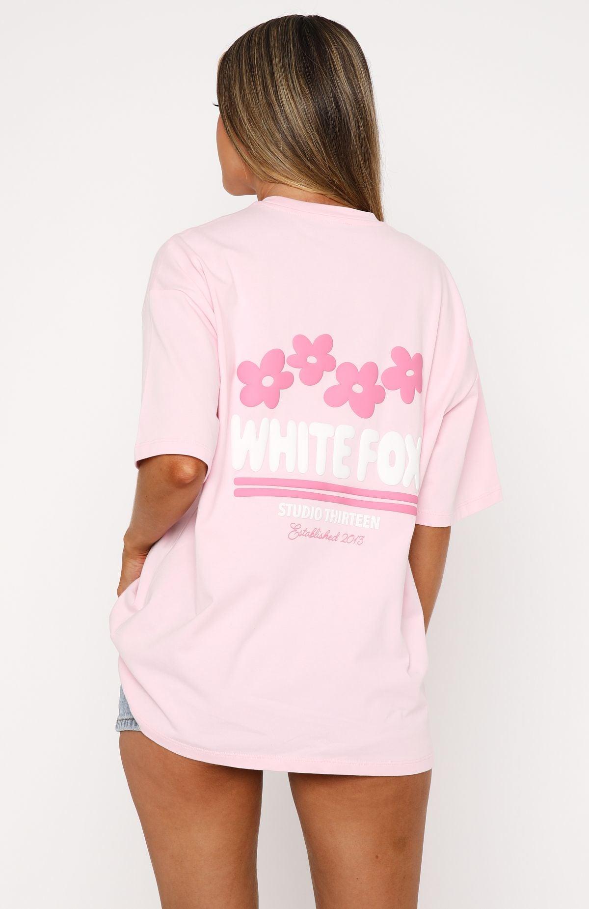 Tropic Time Oversized Tee Pink Product Image