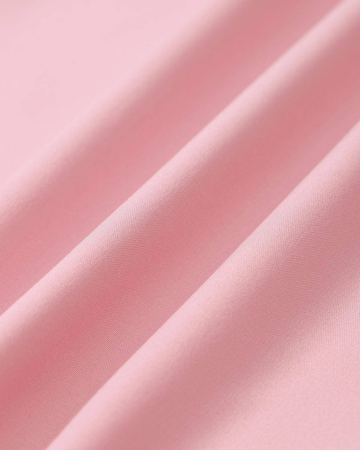 Pink Ruched Halter Midi Dress Product Image