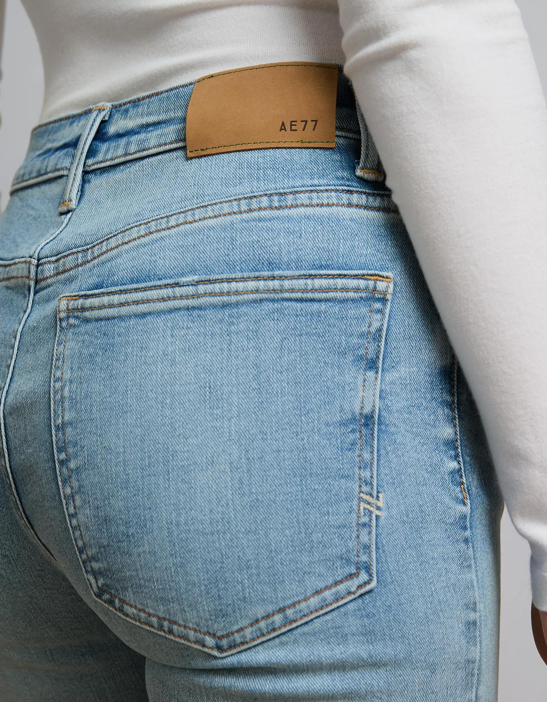 AE77 Premium High-Waisted Flare Jean Product Image