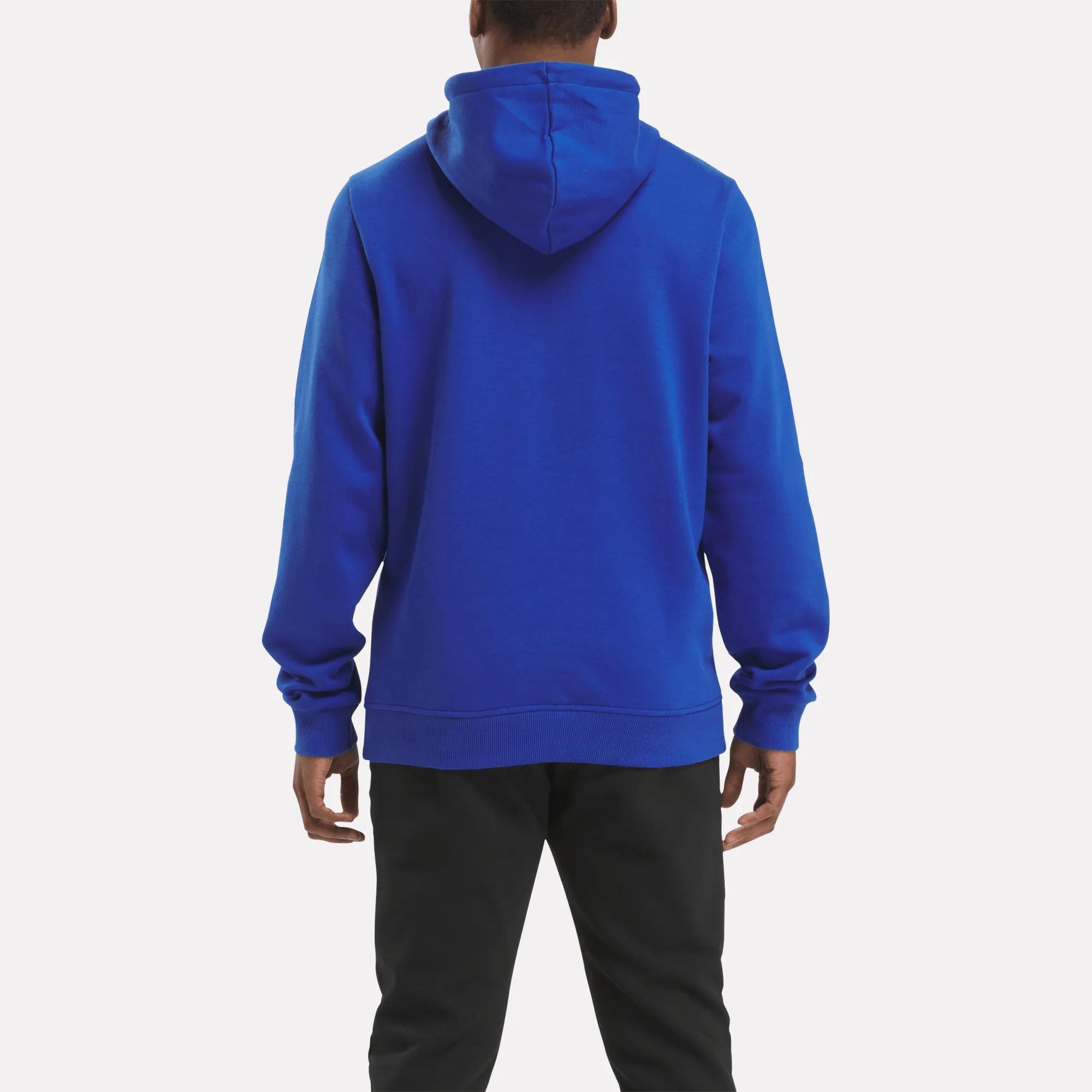 Men's Reebok Identity Small Logo Fleece Hoodie Male Product Image