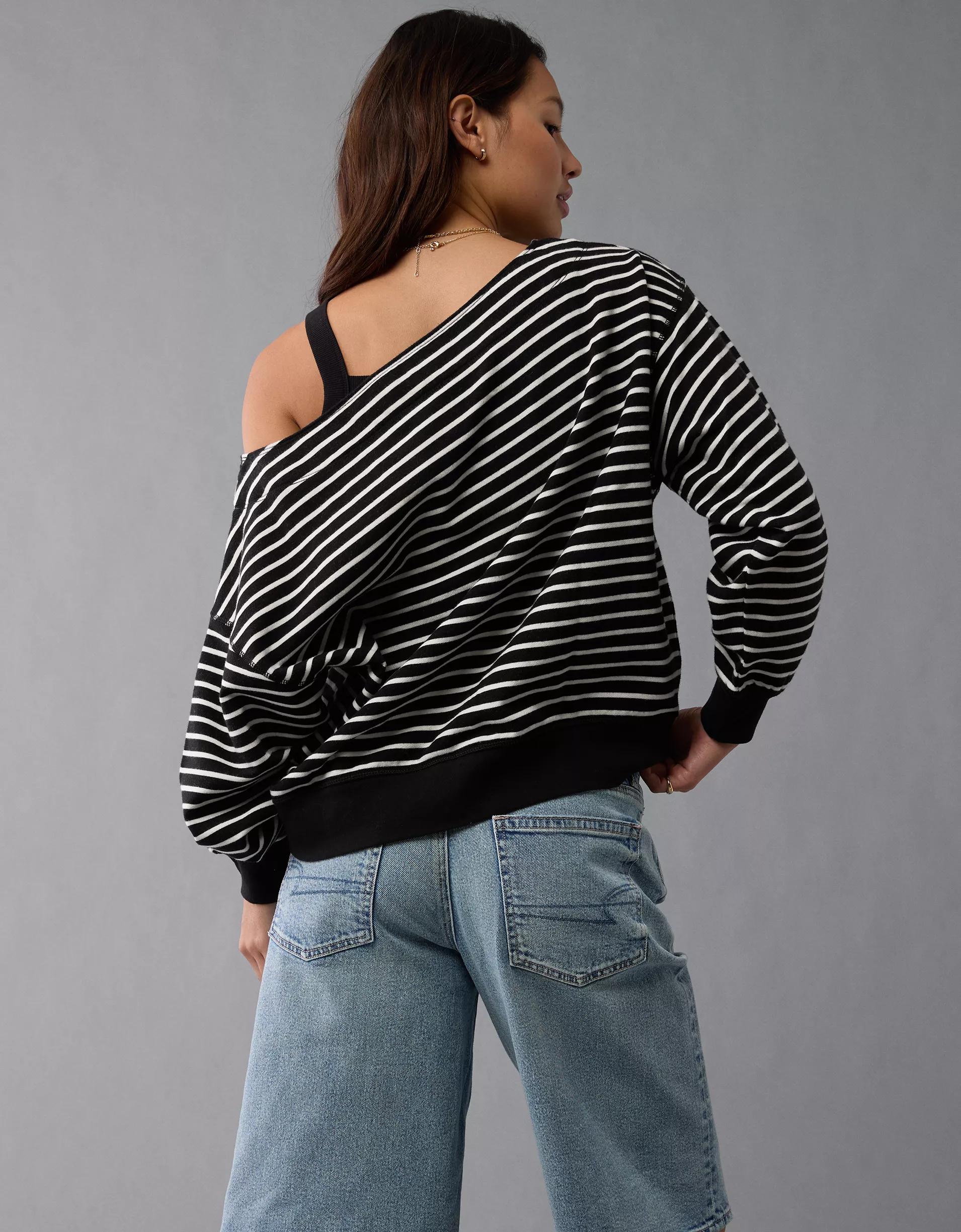 AE Off The Shoulder Sweatshirt Product Image