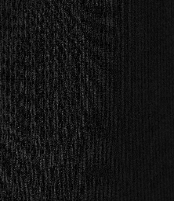 Gianni Bini Knit Round Neck Sleeveless Racer Thigh High Side Slit Midi Sheath Bodycon Dress Product Image