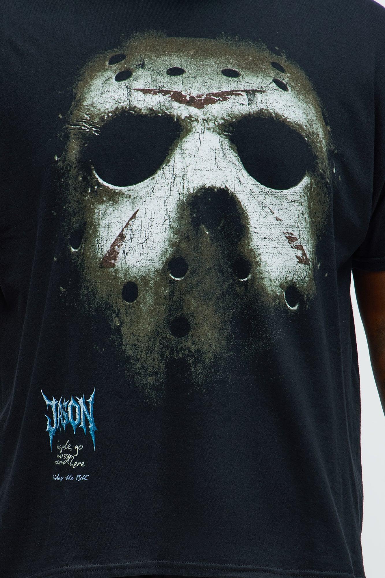 Friday The 13th People Go Missing Short Sleeve Tee - Black Male Product Image