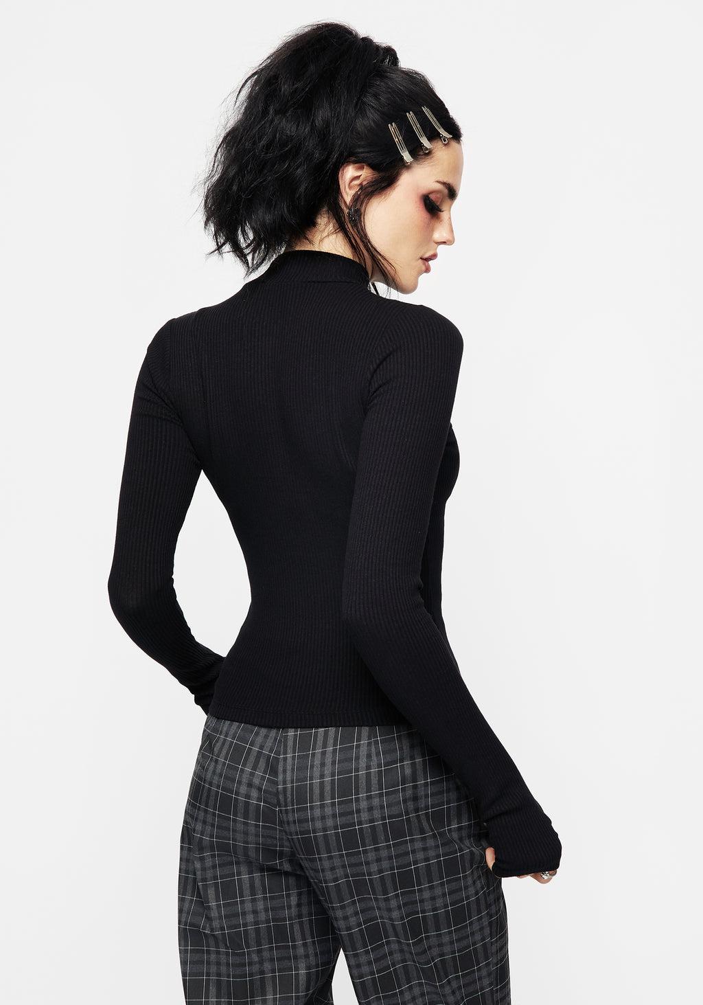 Adonia High Neck Ribbed Top Product Image