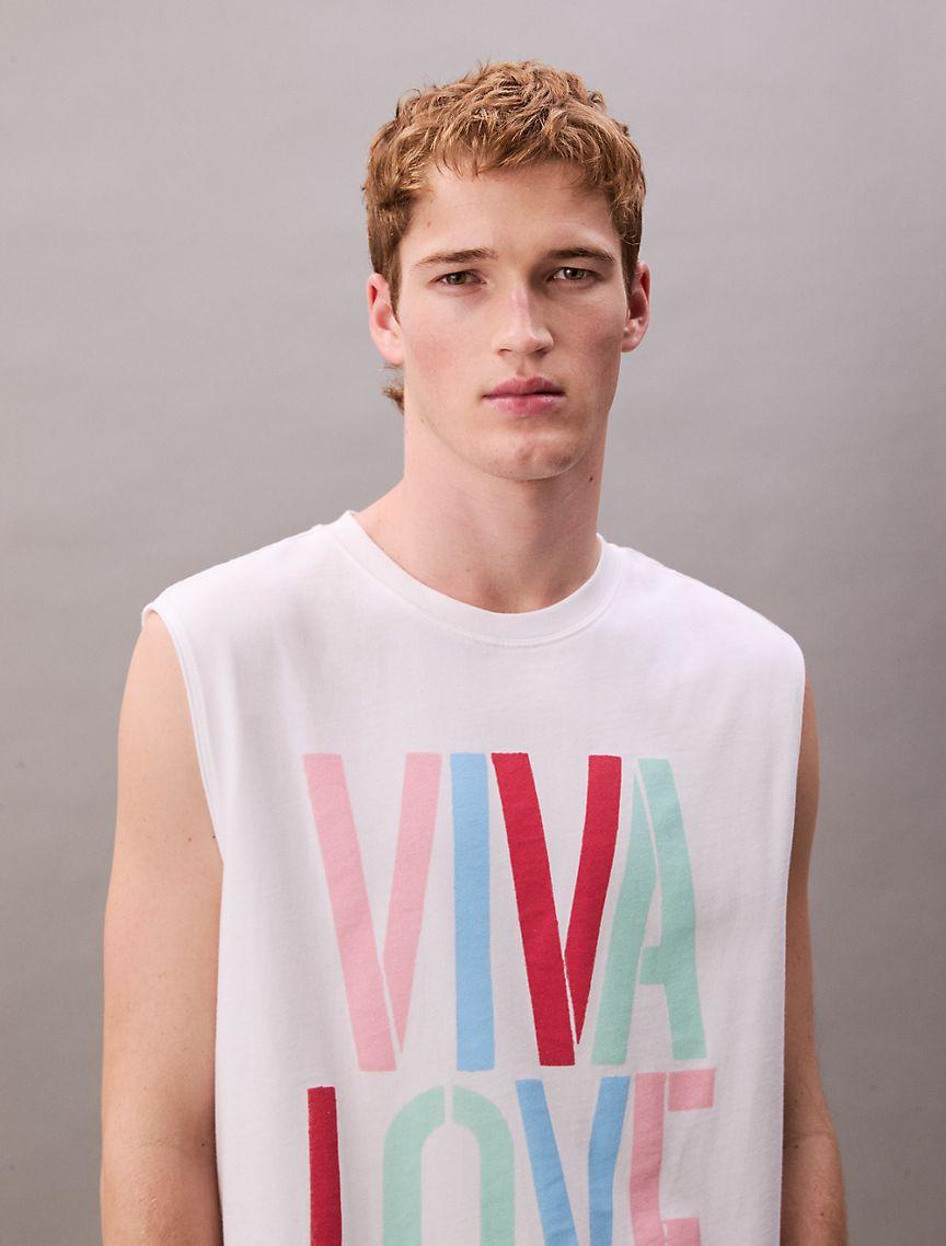 Marc Hundley Pride Viva Love Relaxed Tank Top Product Image
