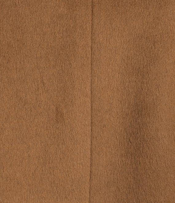 DKNY by Donna Karan Petite Size Wool Blend Stand Collar Snap Front Coat Product Image