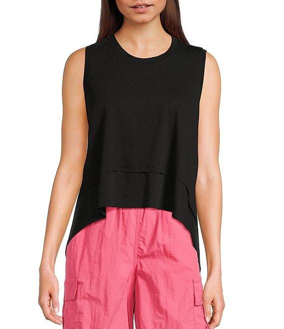 C&V Chelsea & Violet Sleeveless Shark Bite Tank Product Image