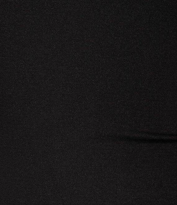 Buru Crew Neck 3/4 Sleeve Fitted Top Product Image