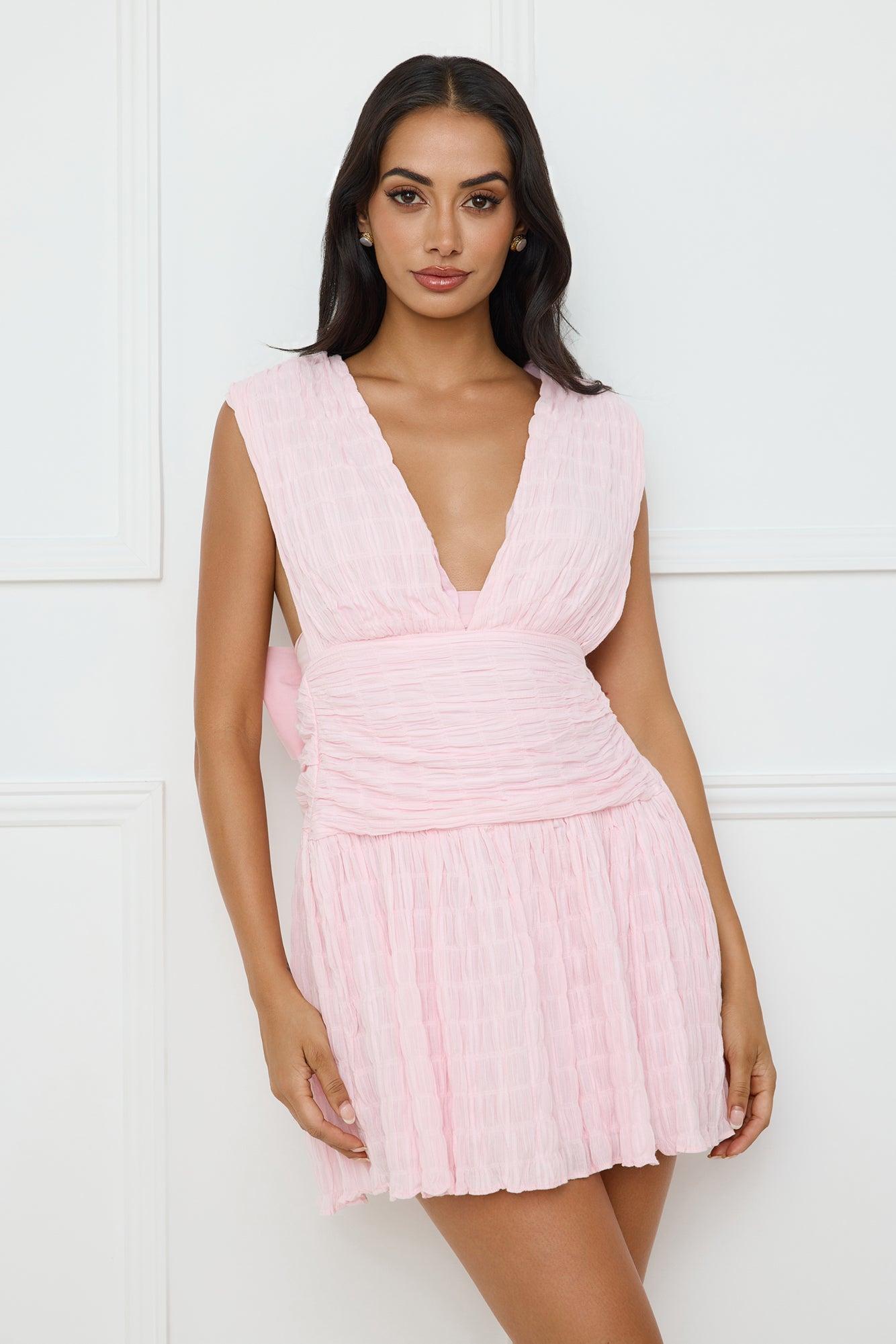 Light And Luxe Mini Dress Pink Product Image