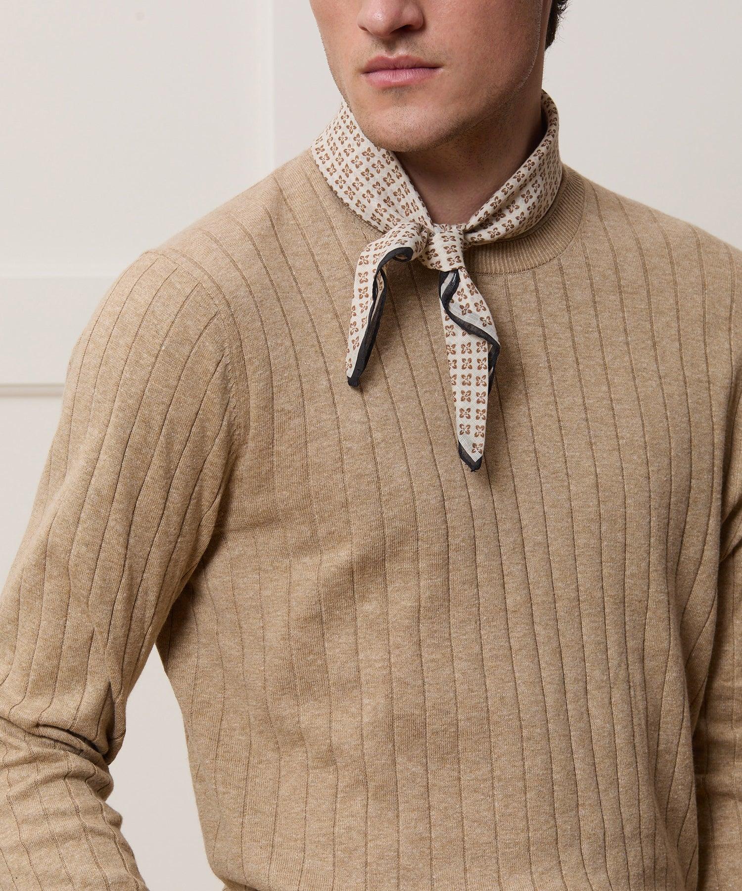 Lightweight Linen-Cotton Crewneck Sweater Product Image