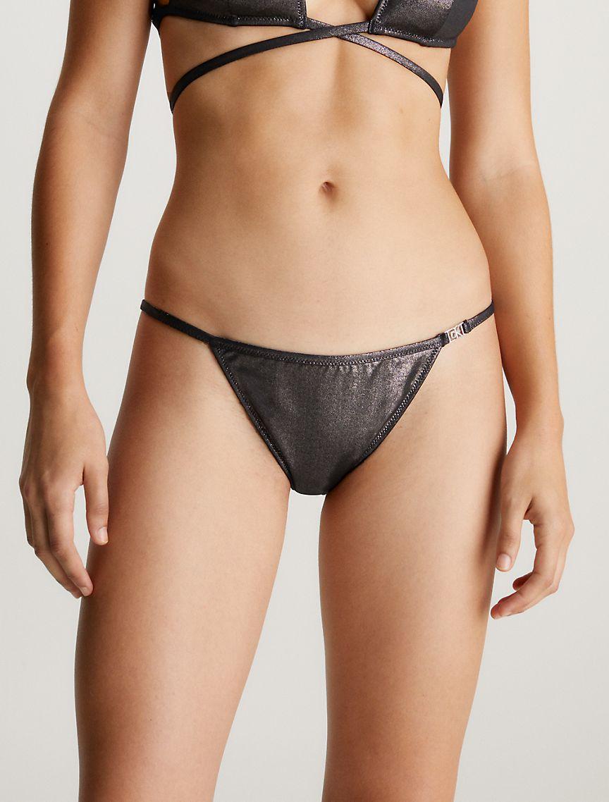 String Cheeky Bikini Bottom Product Image