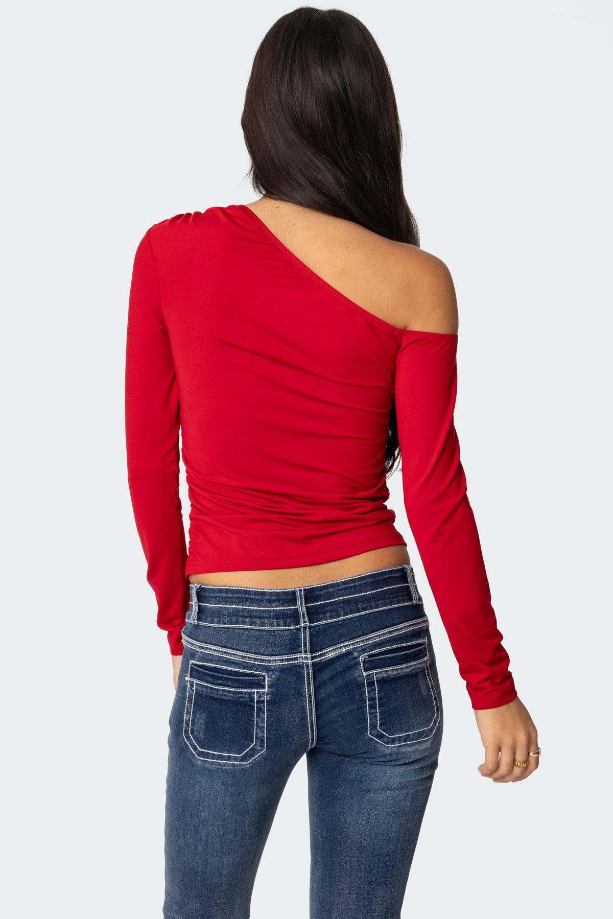 Ronnie Asymmetric Long Sleeve Top Product Image