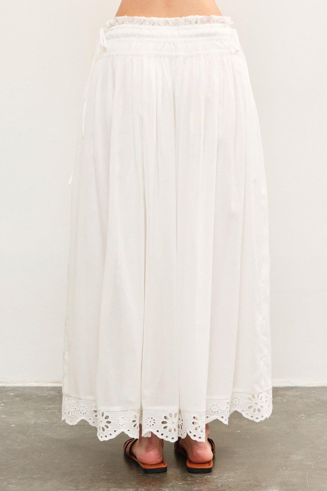 Draw String Long Skirt Product Image