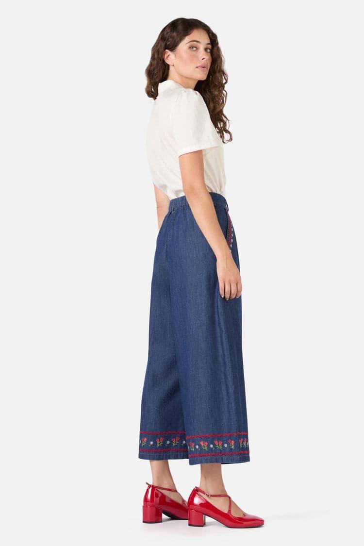 Meadow Embroidered Culotte Product Image