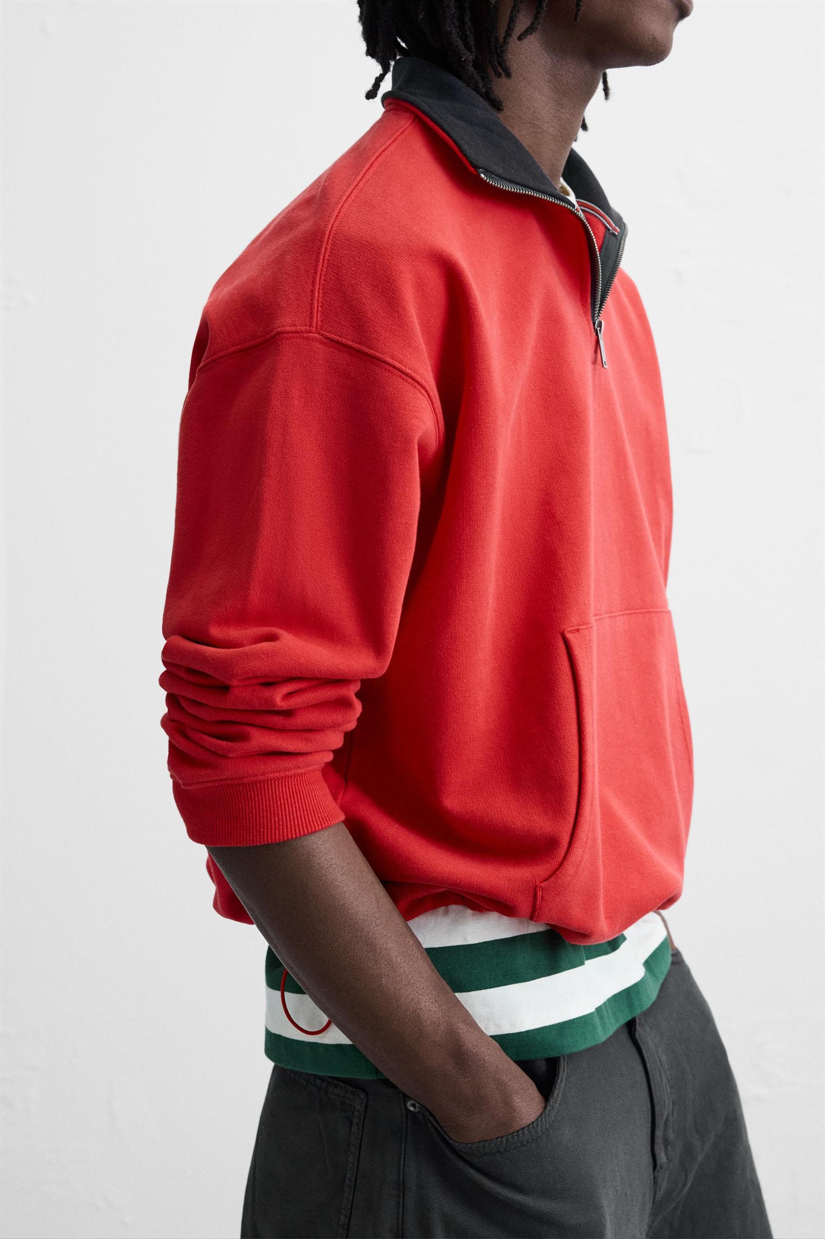QUARTER-ZIP SWEATSHIRT Product Image