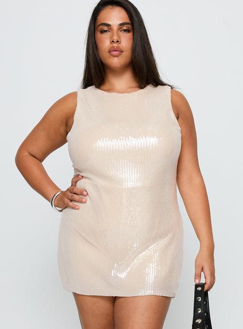 Yumiko Romper Champagne Sparkle Curve Product Image