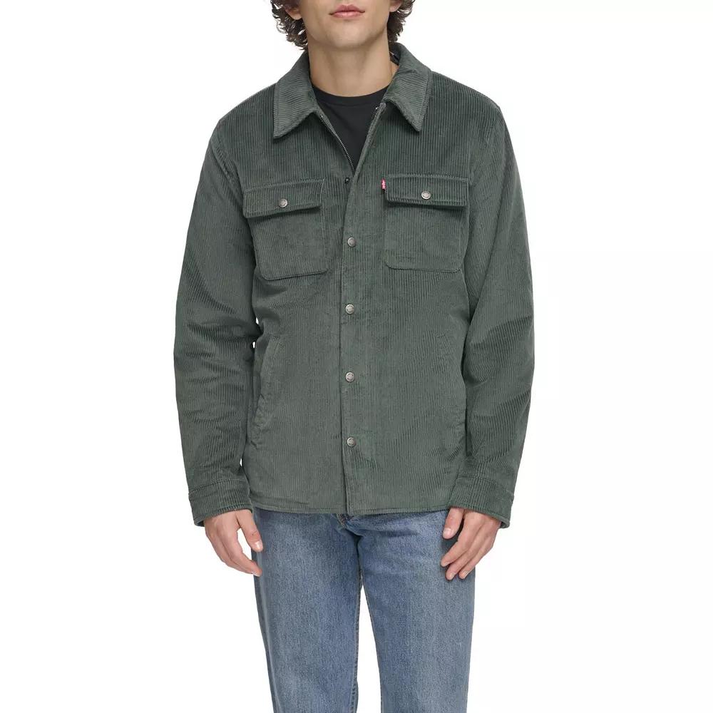 Men's Levi's® Corduroy Sherpa Lined Shirt Jacket,  Product Image