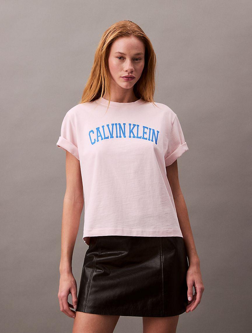 Boxy Varsity Logo T-Shirt Product Image