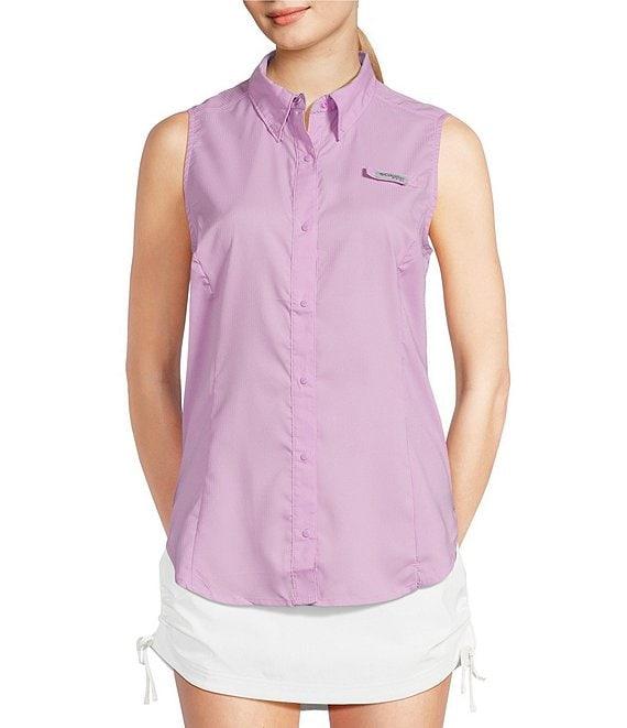Columbia Women's Tamiami Collar Neck Sleeveless Button Front Shirt Product Image