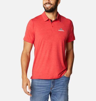 Columbia Men's Collegiate Tech Trail Polo - Georgia- Product Image