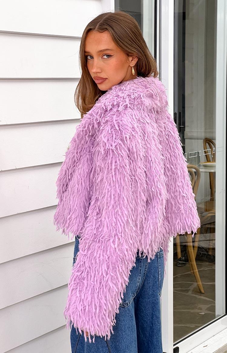 Amy Purple Fringe Jacket Product Image
