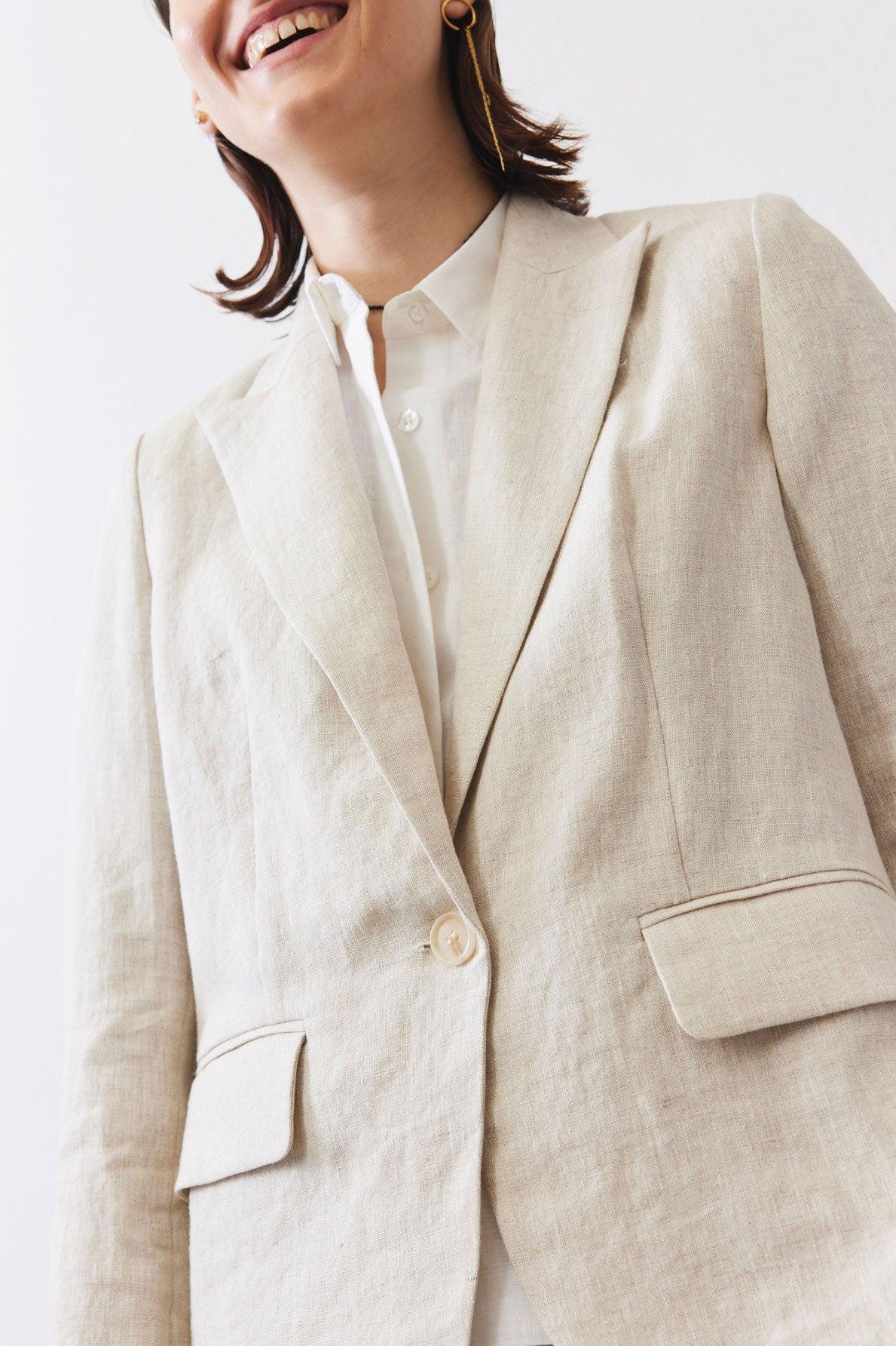 The Linen Classic Blazer That Upgrades You Product Image