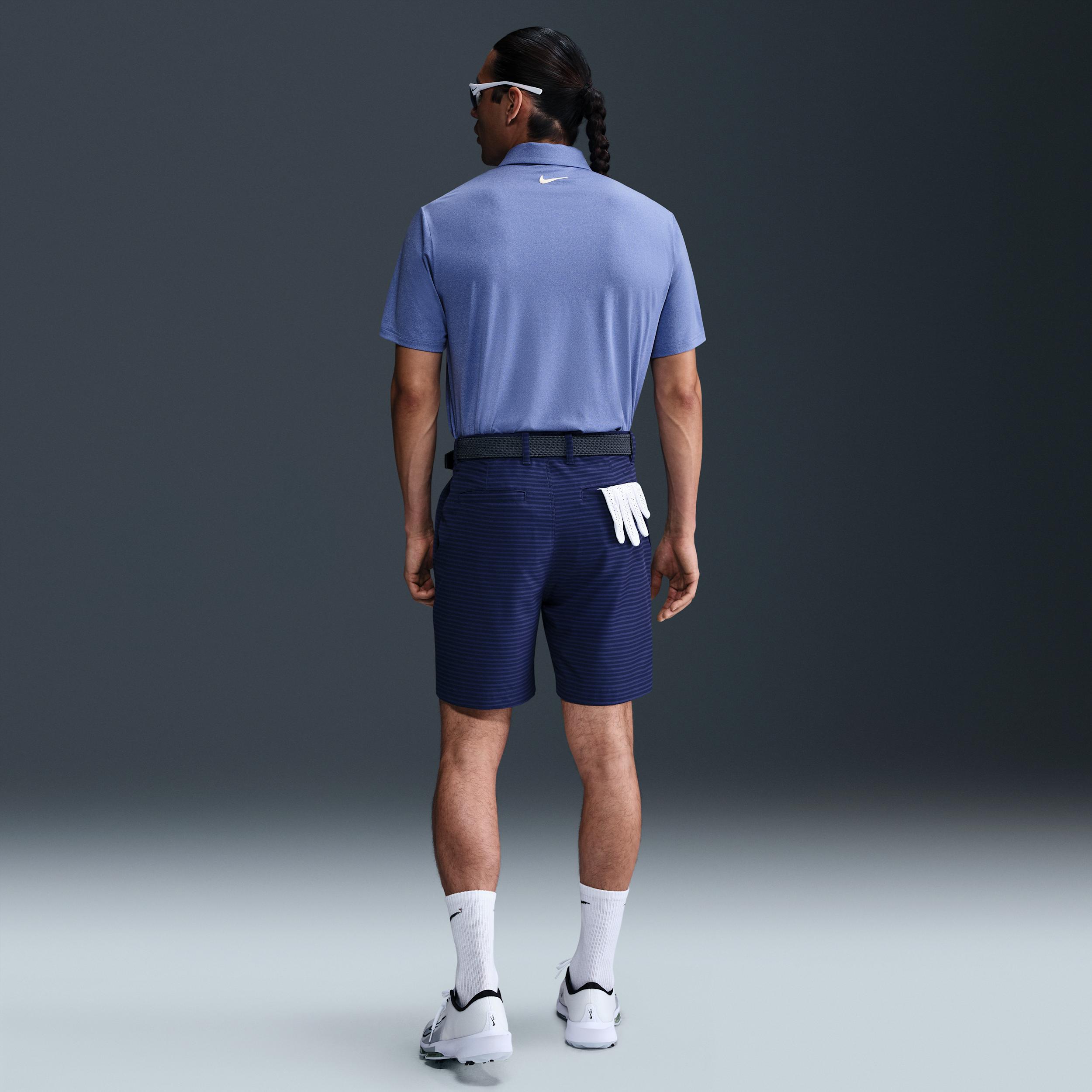 Nike Mens Tour Dri-FIT Heathered Golf Polo | FZ7473-490 Product Image