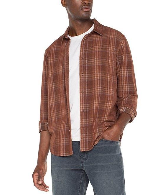 Liverpool Los Angeles Long Sleeve Plaid Button Front Shirt Product Image