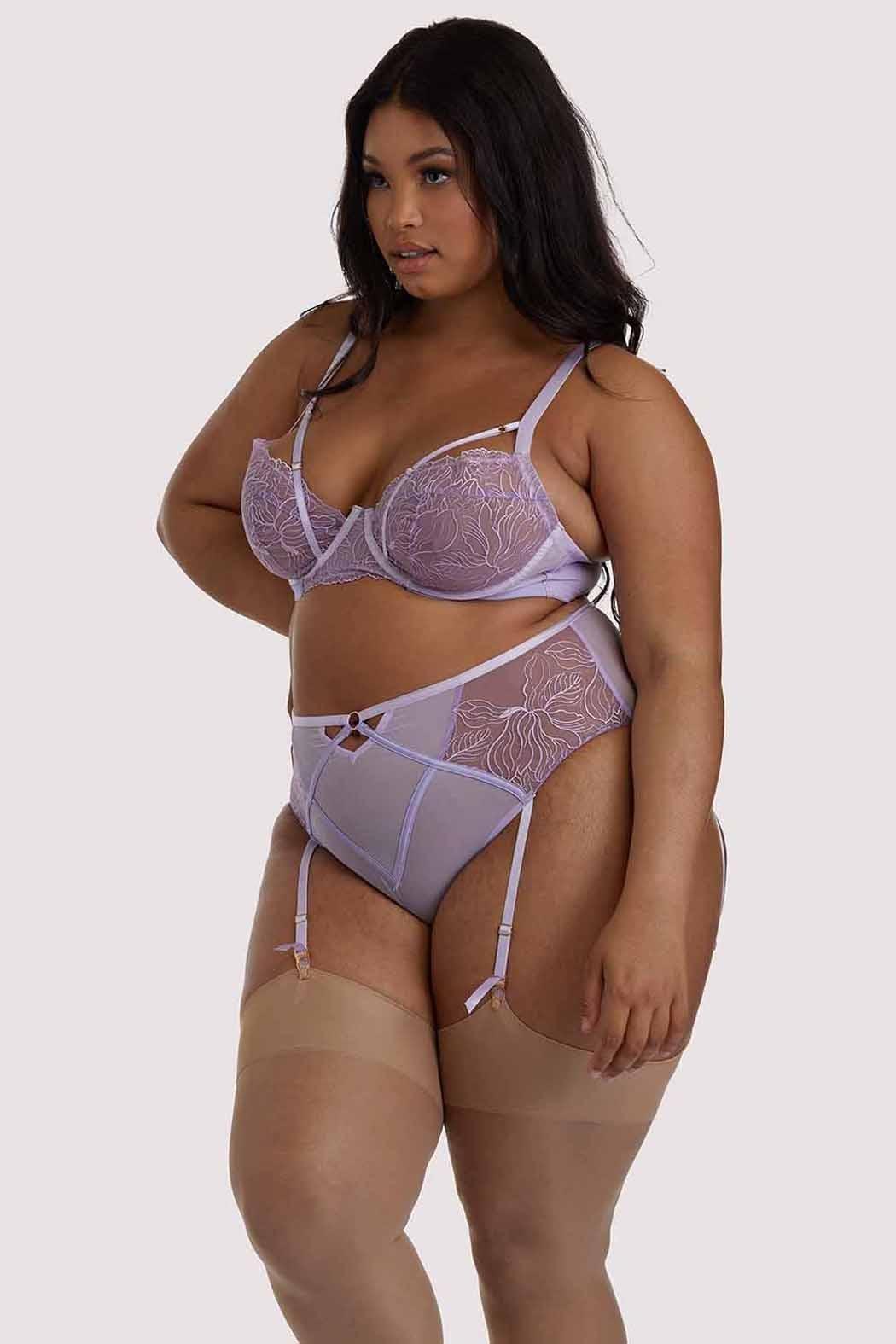 Mila Lilac Lace Bra Product Image
