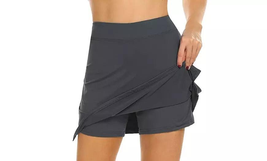 Women’s Active Stretch Running Sports Tennis Skirt Product Image