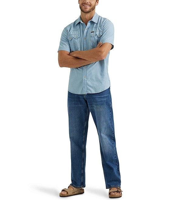 Wrangler® Relaxed Fit Straight Leg Flex Jeans Product Image