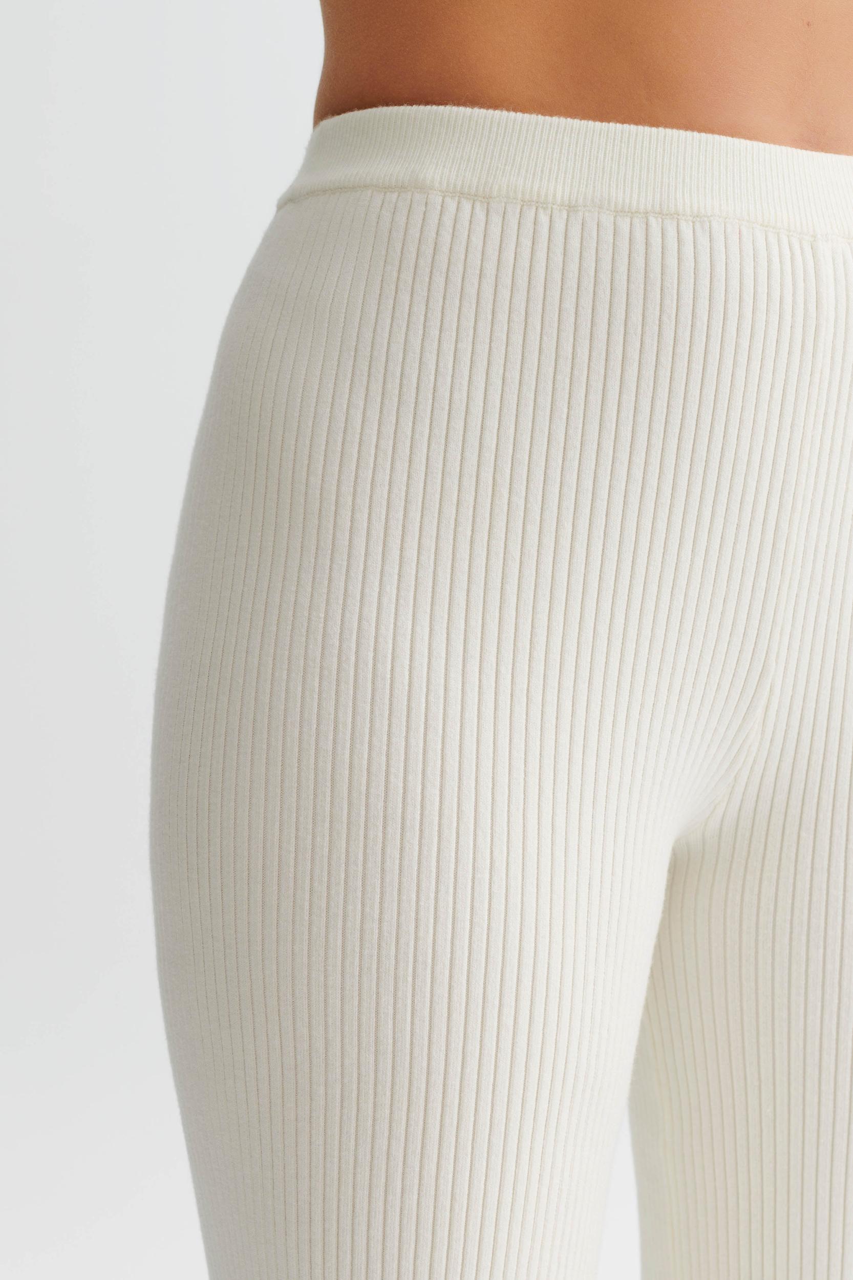 Calypso Knit Trousers - Ivory Product Image