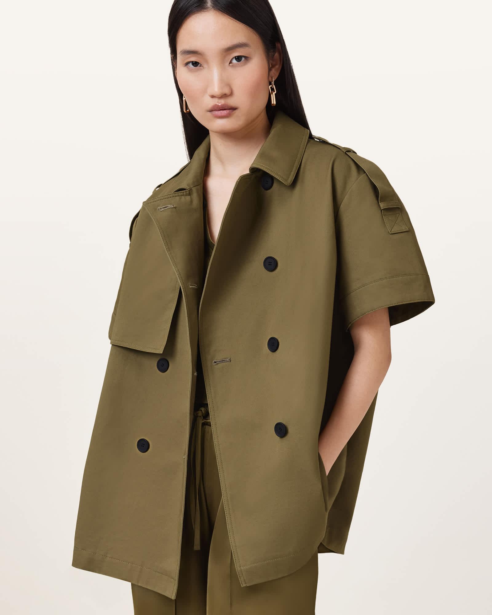 Flow Short Sleeve Trench Jacket Product Image