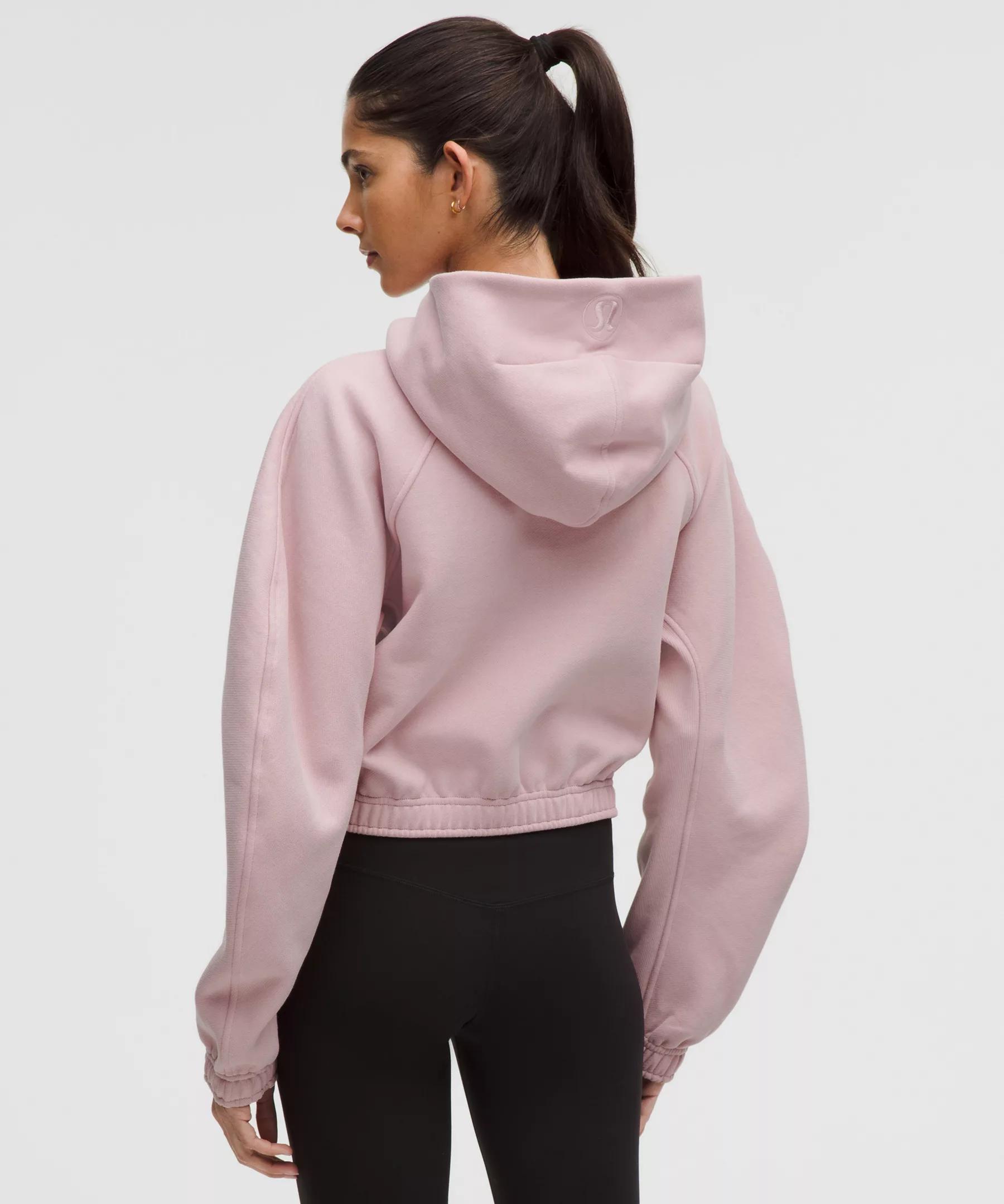 Scuba Full-Zip Cropped Hoodie Product Image