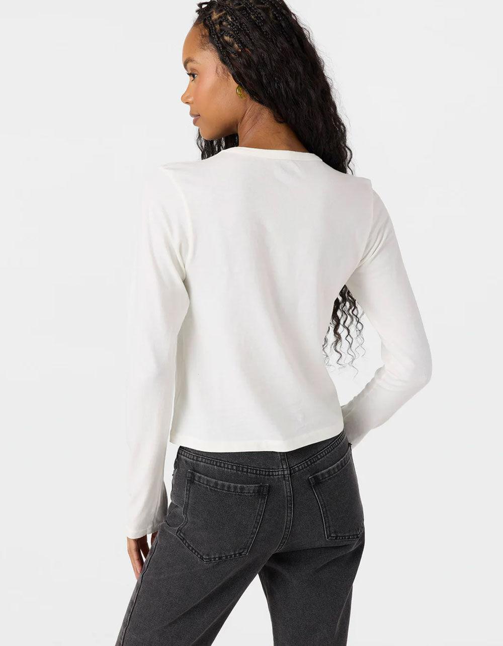 O'NEILL Reefbreak Womens Long Sleeve Tee - WHITE Product Image