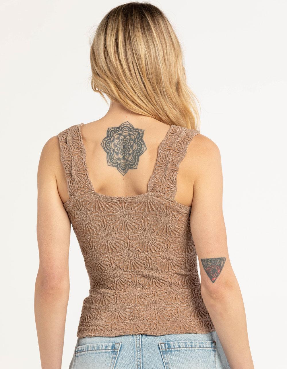 FREE PEOPLE Love Letter Womens Cami - TAN Product Image