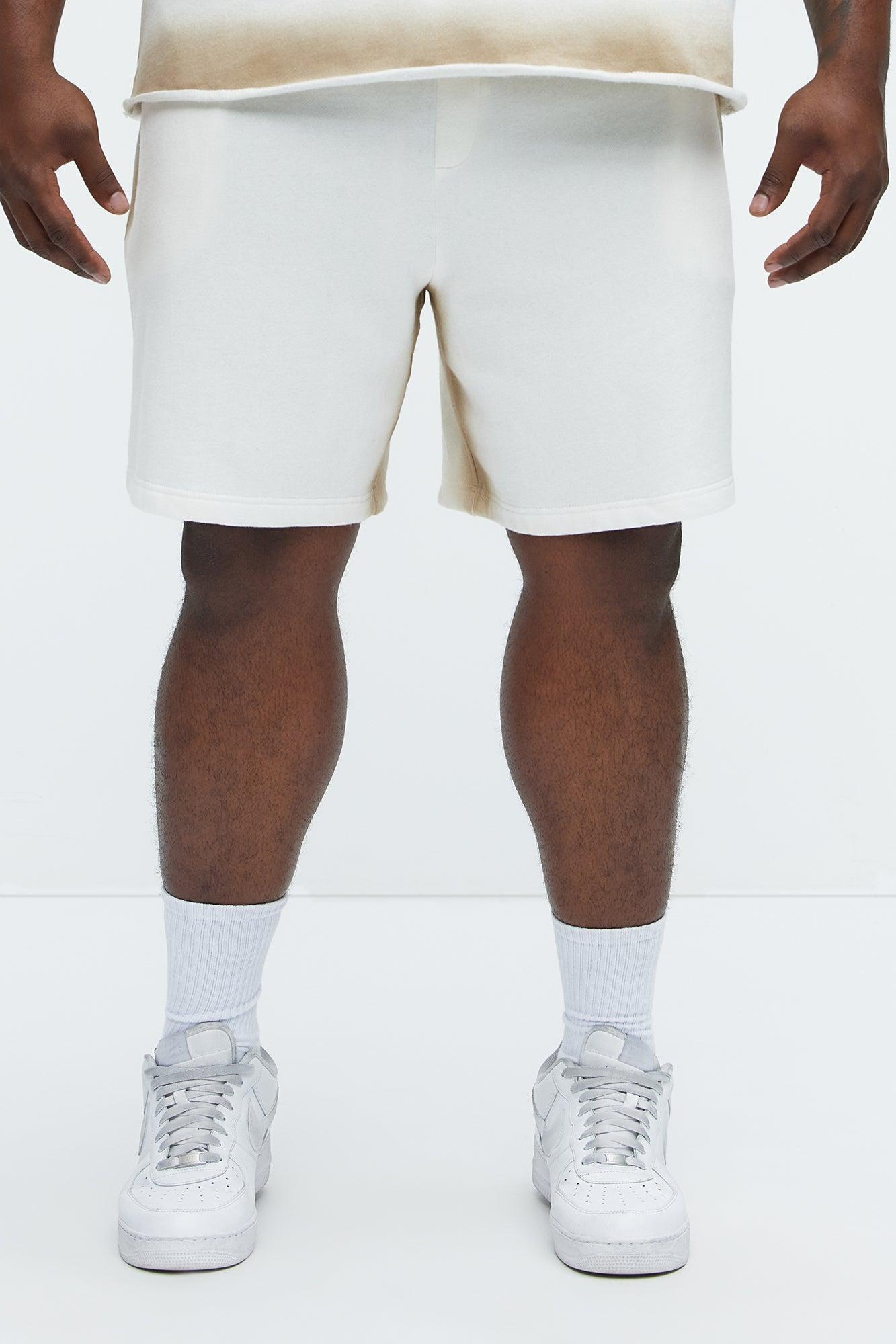 Tyson Blurred Lines Relaxed Shorts - Cream Product Image