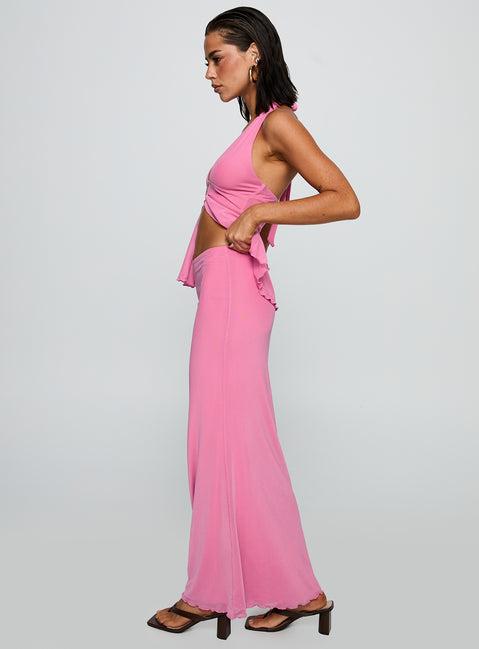 De Angelo Maxi Skirt Pink Product Image