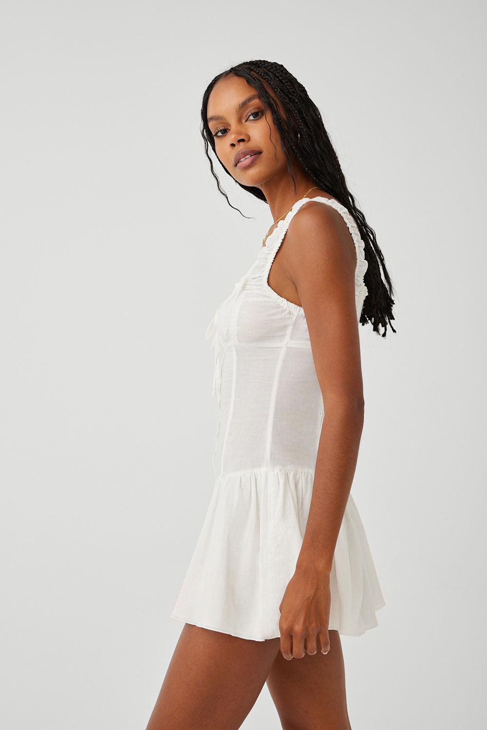 Christa Ruffle Mini Dress - Sunrose Product Image