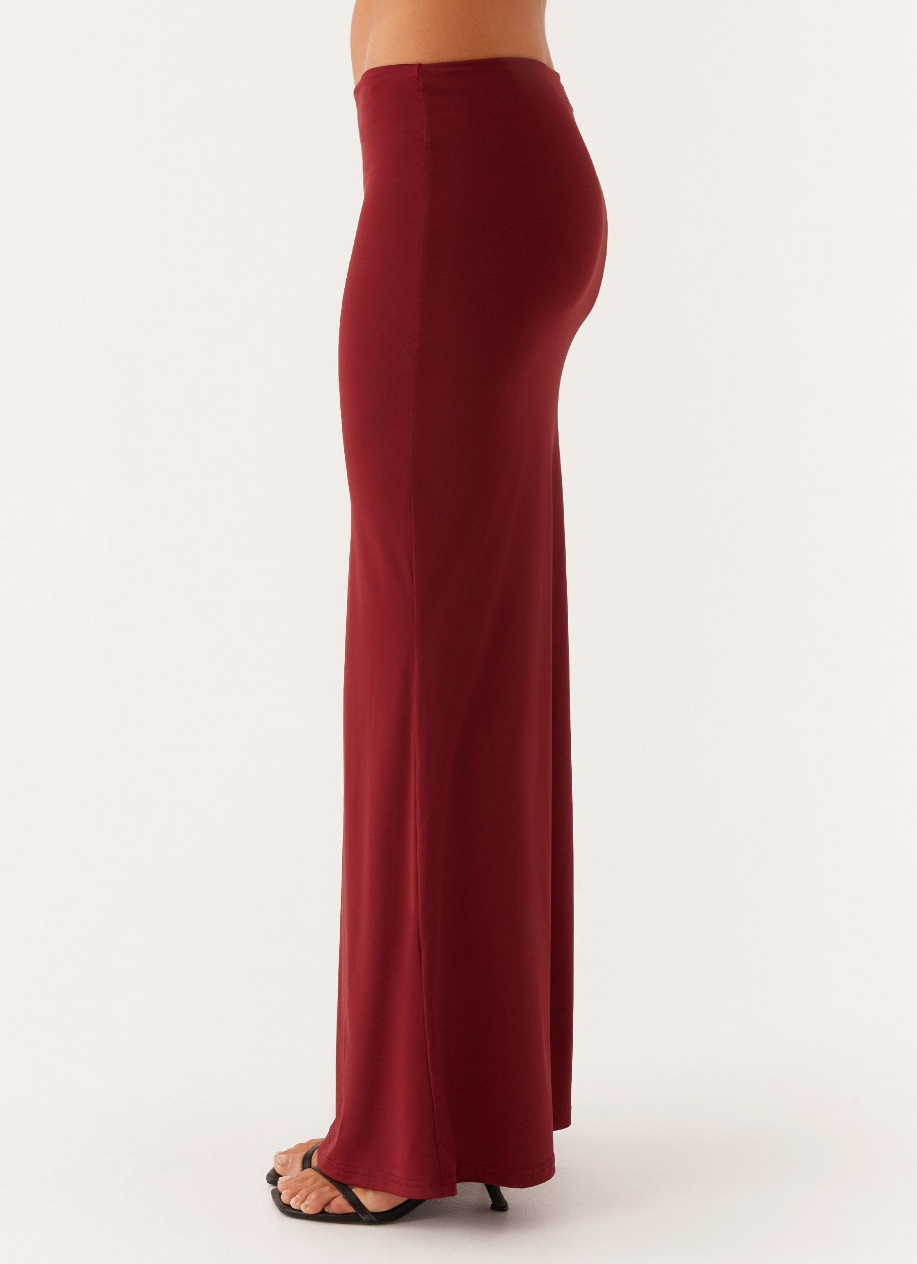 Alix Maxi Skirt - Mulberry Product Image