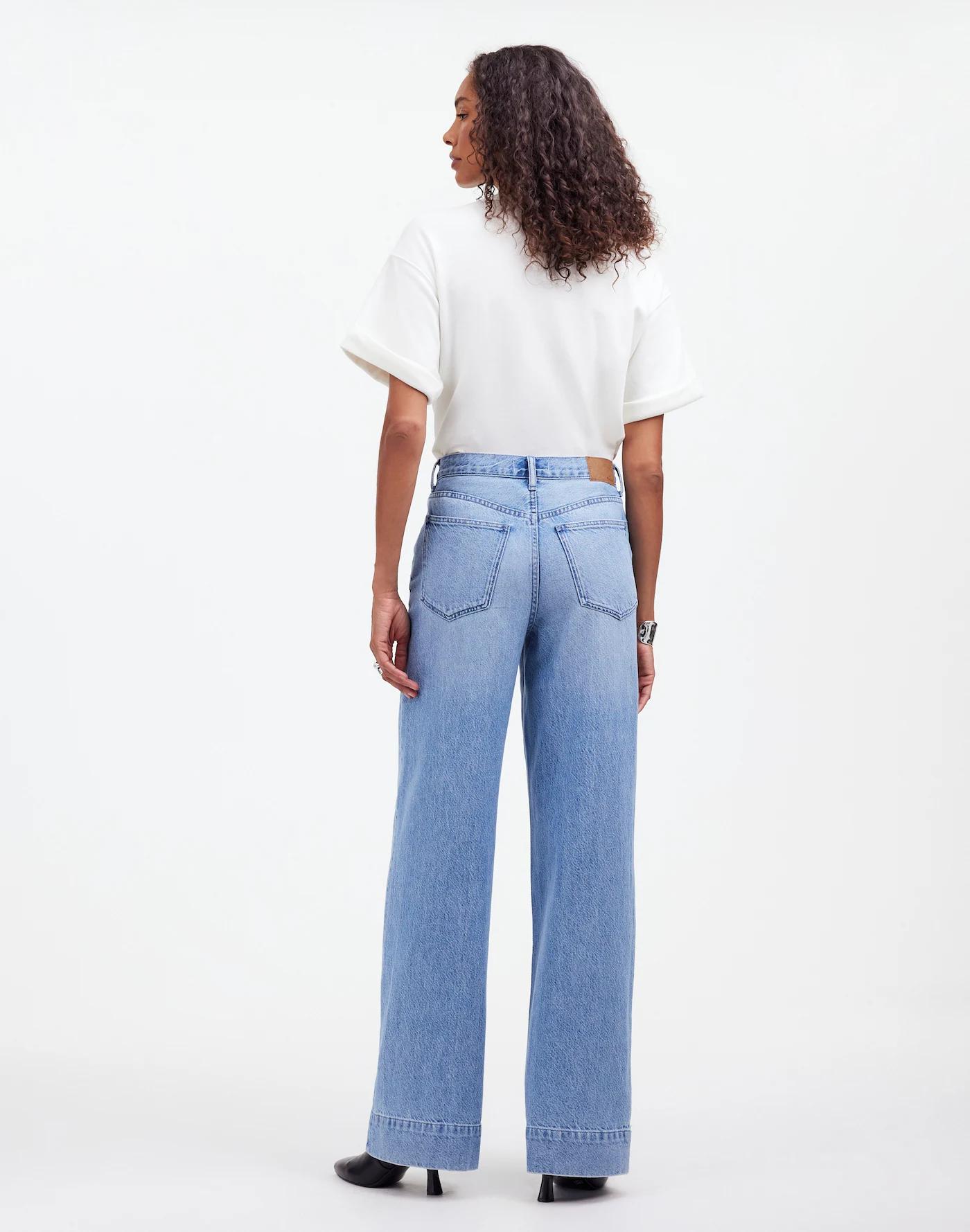 Superwide-Leg Jeans in Lintz Wash Product Image