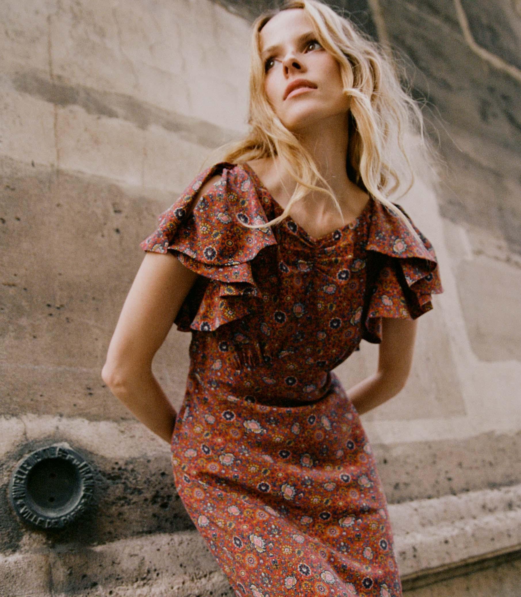 BEATRIZ DRESS -- ROUGE RIVIERA MEDALLION Product Image