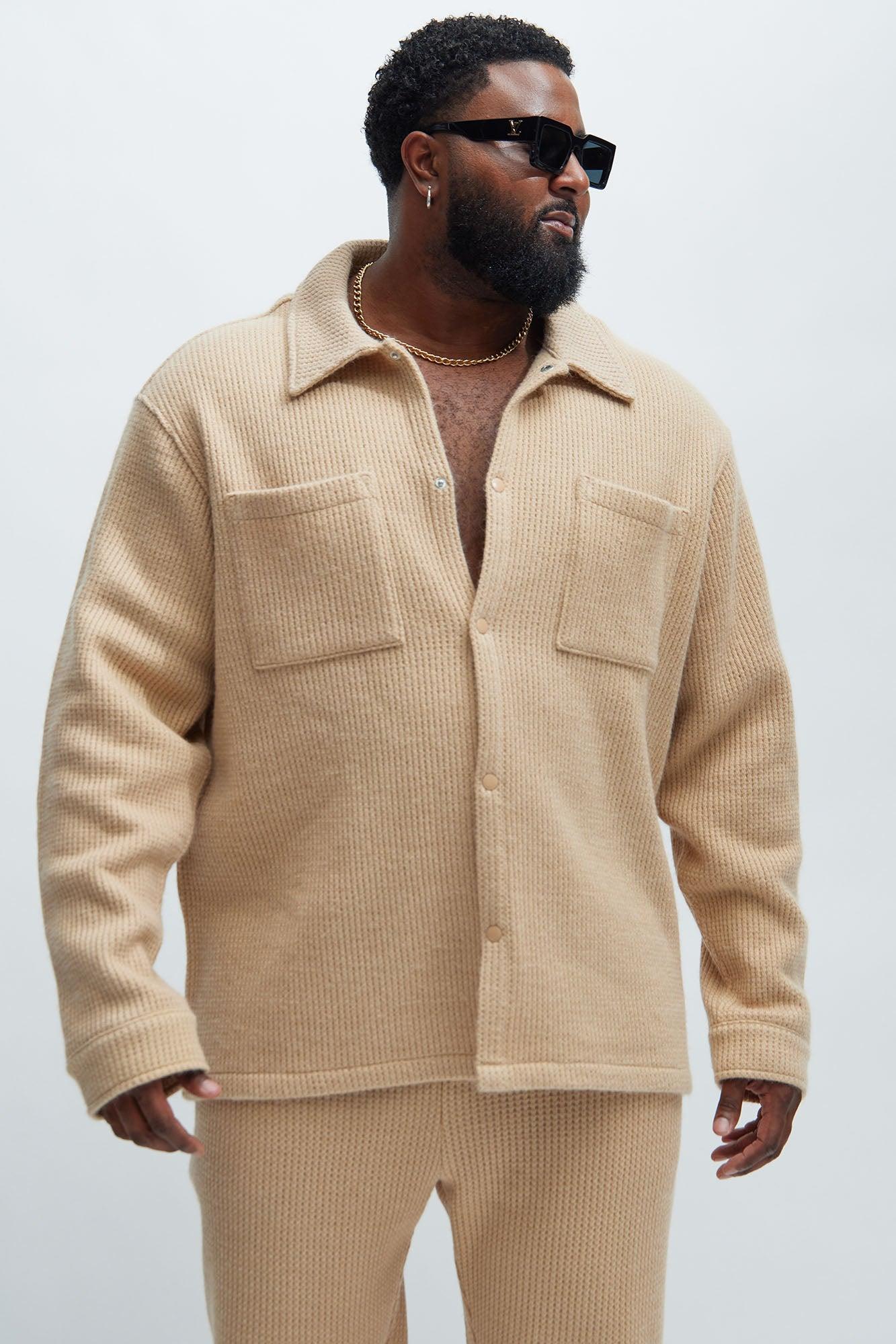Otis Long Sleeve Shirt - Tan Product Image