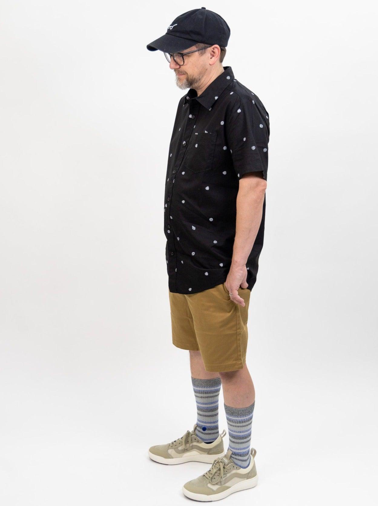 Volcom Frickin Elastic Waist Shorts - Dark Khaki Product Image