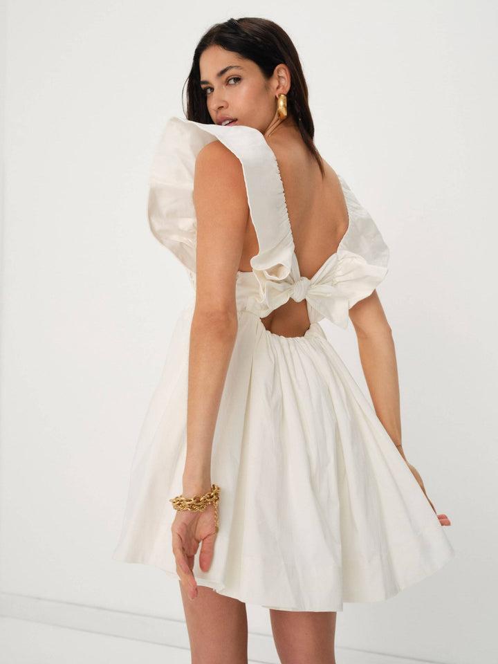 Clementine Mini Dress — White Product Image